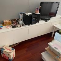 Mobile TV legno bianco da mobiliere