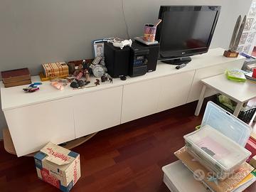 Mobile TV legno bianco da mobiliere