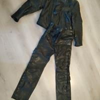 GIACCA E PANTALONE IN PELLE
