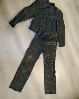 GIACCA E PANTALONE IN PELLE