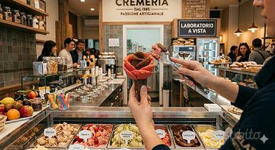 Banconista gelateria e yogurteria con esperienza