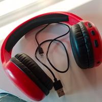 Cuffie SBS Music Hero bluetooth rosse