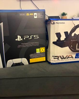 PlayStation 5 Digital Edition + VOLANTE