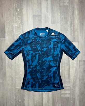 Adidas Techfit Maglia Blu Uomo Taglia L