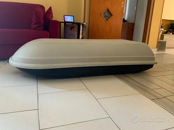 Baule box/ portapacchi per tetto auto