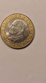 500 lire Papa Giovanni II Città del vaticano.