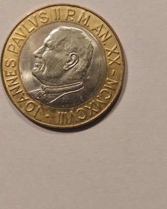 500 lire Papa Giovanni II Città del vaticano.
