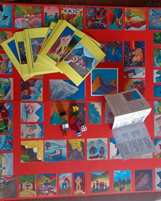 Gioco dell'oca dell'Alpinista artigianale