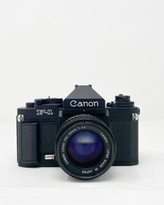 CANON F1 NEW CON PENTAPRISMA MANUALE + 50MM FD 1.4