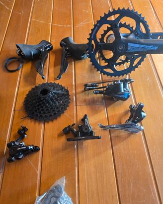 gruppo completo gravel shimano sora 9v