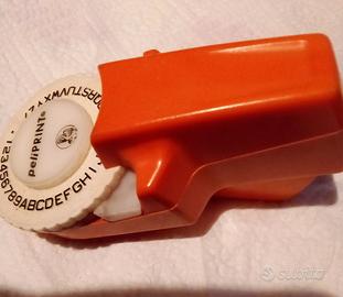 Etichettatrice Vintage Pelikan Peliprint Arancione