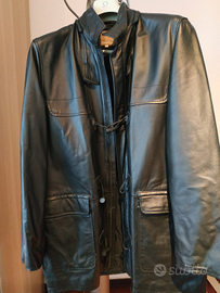 Giacca 3/4 da uomo in vera pelle taglia 52
