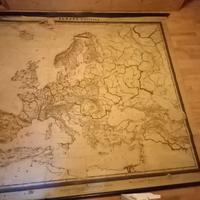 Carta geografica Europa 