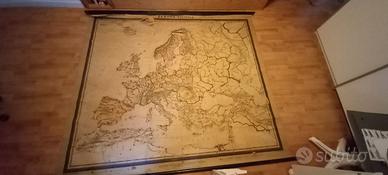 Carta geografica Europa 
