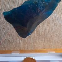 Zaffiro grezzo indiano con certificato 