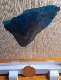 Zaffiro grezzo indiano con certificato 