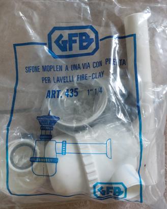 Sifone lavabo GFB con piletta 1”1/4 Art. 435 nuovo