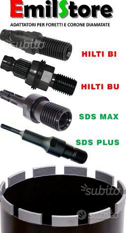 Adattatore SDS Max Per Carotatrice Diamantata - 1-1/4" UNC | Per Trapani A Percussione E Martelli
