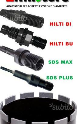 Adattatore per corona diamantata carotatore