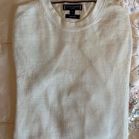 MAGLIONCINO GOLF TOMMY HILFIGER PANNA UOMO M