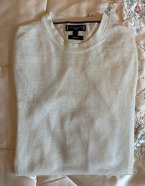 MAGLIONCINO GOLF TOMMY HILFIGER PANNA UOMO M