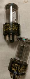 Valvole Audio Tubes SYLVANIA 6SN7 usa Vacuum Tube