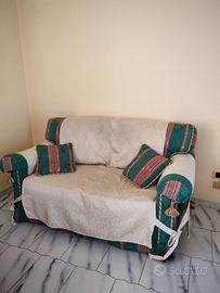 coppia divani - 2 divani classici 2 posti sfoderab