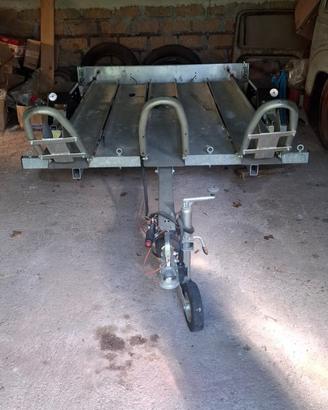 Carrello porta moto 3 posti