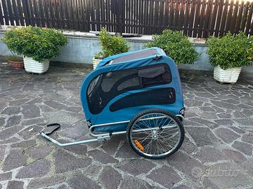 Carrellino bici per cani
