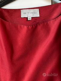 Abito Etro taglia 42  raso  Bordeaux