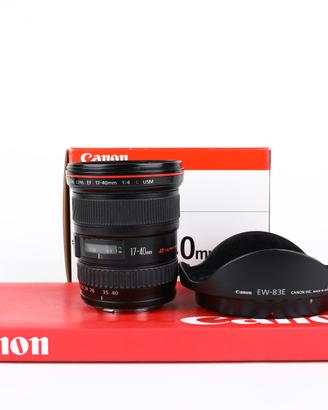 Canon 17-40mm f4 L USM USATO GARANTITO PER DUE ANN