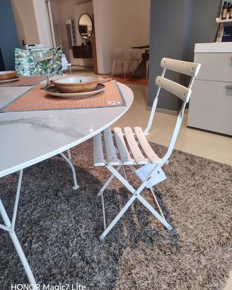 Sedie pieghevoli EMU Arc En Ciel Bianche – Nuove