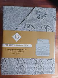 parure copripiumino matrimoniale 