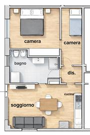 Rimini - Appartamento vicino mare con parcheggio