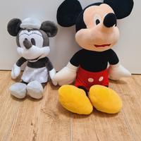 Set Peluche Disney: Topolino Classico & Minnie 