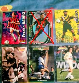 figurine "Card calciatori top 90