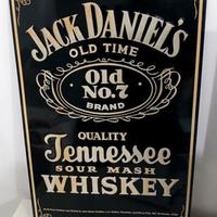 Targa Quadro Metallo Pubblicitario Jack Daniel's W