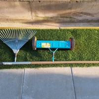 Miniaeratore +Scopa Regolabile Gardena combisystem