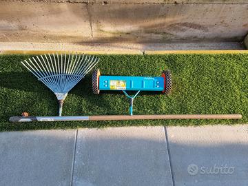 Miniaeratore +Scopa Regolabile Gardena combisystem