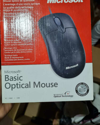 Mouse nuovo laser con filo Microsoft