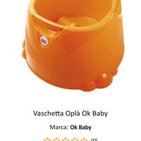 vaschetta bagnetto  okbaby opla arancione 