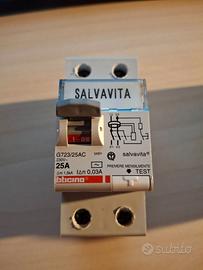 Interruttore salvavita bticino G723/25AC