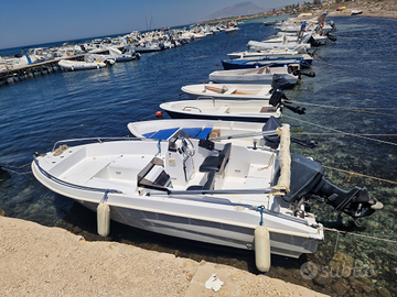 Barca open tecno 5 metri con motore Mariner 25 cv