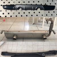 Kit Scarico diffusore spoiler Smart 453 Brabus