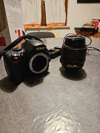 nikon D60 con obiettivo 18-55