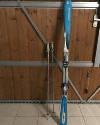 COPPIA DI SCI ROSSIGNOL CM 167 PIU BASTONI 
