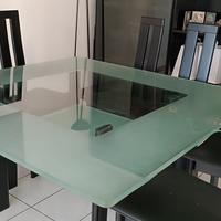 Tavolo di cristallo ICF (Shadow) Quadrato