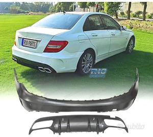 PARAURTI POSTERIORE MERCEDES CLASSE C W204 LOOK W2