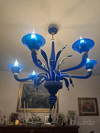 Lampadario vetro murano