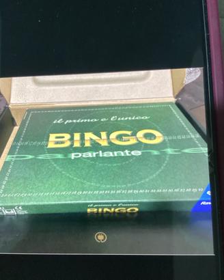 Giochi da tavolo bingo parlante